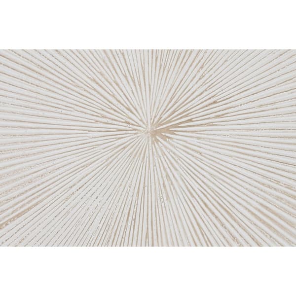 Väggdekoration Home ESPRIT Vit Modern Antikbehandlad 89 x 3 x 89 cm