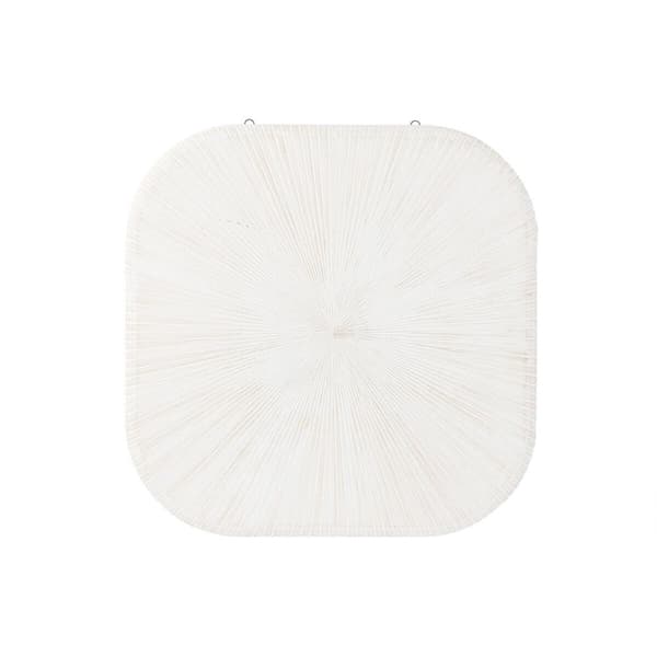 Väggdekoration Home ESPRIT Vit Modern Antikbehandlad 89 x 3 x 89 cm