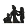 Miniatyrbild 2 av 3: Prydnadsfigur Home ESPRIT Brun Svart Familj 26,5 x 9 x 20 cm
