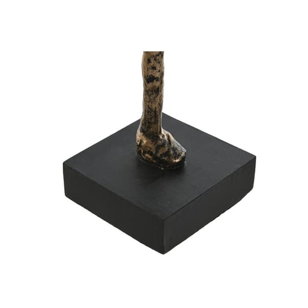 Prydnadsfigur Home ESPRIT Svart Mörkgrå Modern Personer 11,5 x 11,5 x 70 cm