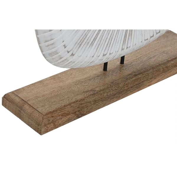 Prydnadsfigur Home ESPRIT Vit Brun Modern 30 x 8 x 34 cm
