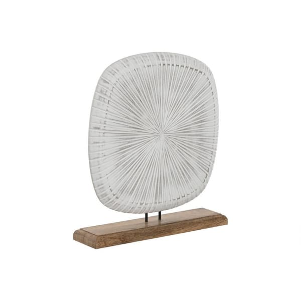Prydnadsfigur Home ESPRIT Vit Brun Modern 30 x 8 x 34 cm
