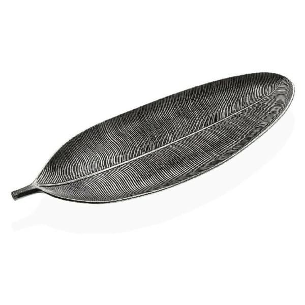 Pöytäkoriste Versa 22 x 3,5 x 59 cm - Hopeinen