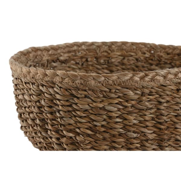 Korg - set Home ESPRIT Naturell Naturliga fibrer Boho 30 x 30 x 13 cm (3 Delar)