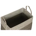 Pikkukuva 2 / 3: Korisetti Home ESPRIT Valkoinen Musta Luonnollinen Meriruoho Boho 44 x 25 x 38 cm (2 Kappaletta)