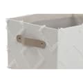Pikkukuva 3 / 4: Korisetti Home ESPRIT Harmaa Kerma 35 x 25 x 18 cm (3 Kappaletta) (2 osaa)