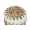 Miniatyrbild 4 av 4: Korg - set Home ESPRIT Vit Naturell Naturliga fibrer Boho 35 x 35 x 37 cm (2 Delar)