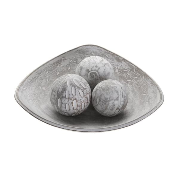 Bordsdekoration Versa Vit 31,5 x 9 x 31,5 cm