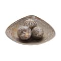 Miniatyrbillede 2 af 2: Borddekoration Versa Brun 31,5 x 9 x 31,5 cm