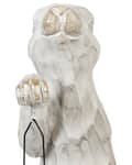 Miniatyrbild 6 av 7: Dekorativ Figurin Vit MgO 37 cm Accent Prydnad Påskhare Inomhus Utomhus Dekoration Vardagsrum