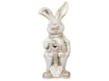 Miniatyrbild 4 av 7: Dekorationsfigur Vit MgO 36 cm Dekorativ Figur Påskhare Inomhus Utomhus Dekoration Vardagsrum