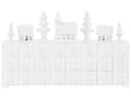 Miniatyrbilde 6 av 9: Julepynt Hvit MDF LED-lys Adventskalender Moderne design Dekorasjon Interiør