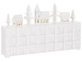 Miniatyrbilde 1 av 9: Julepynt Hvit MDF LED-lys Adventskalender Moderne design Dekorasjon Interiør
