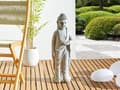 Miniatyrbilde 2 av 9: Dekorativ Figur Grå MgO 70 cm Accent Piece Budda Innendørs Utendørs Dekorasjon Stue