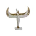 Miniatyrbild 1 av 4: Prydnadsfigur Home ESPRIT Vit Gyllene Harts Orientalisk 34 x 6,5 x 33,5 cm