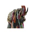 Miniatyrbillede 2 af 3: Dekorativ figur Home ESPRIT Multifarvet Harpiks Elefant 21,5 x 8,5 x 19,5 cm