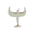 Miniatyrbilde 4 av 4: Dekorativ Figur Home ESPRIT Hvit Gyllen Harpiks Orientalsk 34 x 6,5 x 33,5 cm