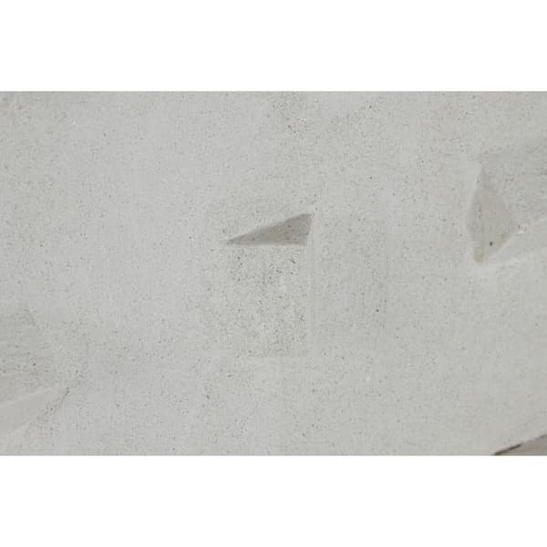 Seinäkoriste Home ESPRIT Valkoinen Puu MDF Moderni 80 x 6,5 x 80 cm