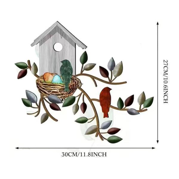 INF Metal Wall Art Decor - Love Birds Silhouette Model 4