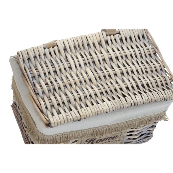 Korisetti Home ESPRIT Ruskea Luonnollinen 36 x 27 x 25 cm (2 Kappaletta)