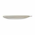 Miniatyrbillede 2 af 3: Bakke Hvid Træ MDF Blad af en plante 59,5 x 3 x 21,6 cm Indretning (6 enheder)