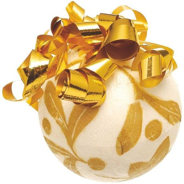 Brandad polystyren-kula brandbeständig Styropor Diameter 10 cm 5 stycken