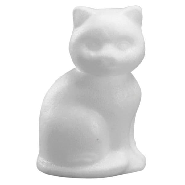 Katt i polystyren 23 cm