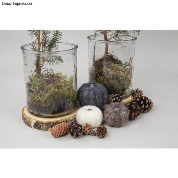 Dekorativa objekt - Ej specificerat - Styrofoampumpor - Gul - 1st 7x6cm - 2st 5,5x4cm