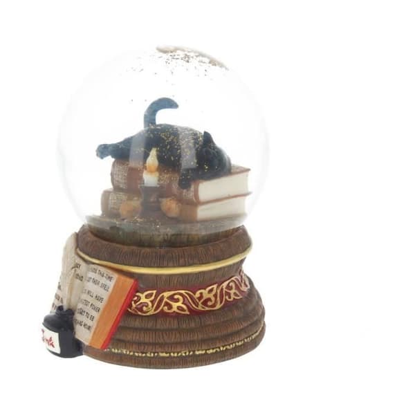 Nemesis Now Witching Hour Cat Snow Globe - 11cm