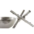 Miniatyrbild 3 av 3: Bordsdekoration Home ESPRIT Silvrig Aluminium Modern 30 x 30 x 28 cm