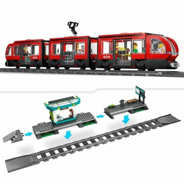 Byggsats Lego 60423 Downtown Tram and Station Multicolour