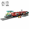 Miniatyrbillede 2 af 6: Konstruktionsspil Lego 60423 Downtown Tram and Station Multifarvet
