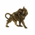 Miniatyrbild 1 av 3: Prydnadsfigur DKD Home Decor FZ-93397 Vit Gyllene Harts Rektangulär Kolonial Modern 21 x 8,5 x 18,5 cm