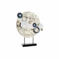 Miniatyrbild 1 av 3: Prydnadsfigur DKD Home Decor Blå Gyllene Metall Vit (52 x 8,3 x 61 cm)