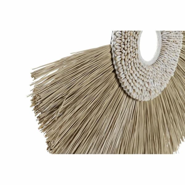 Prydnadsfigur DKD Home Decor Naturell Svart Järn Jute Etnisk (55 x 12 x 53 cm)