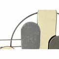 Miniatyrbild 4 av 4: Väggdekoration DKD Home Decor Grå Gyllene Metall PVC Modern (130 x 5 x 80,6 cm)