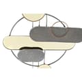 Miniatyrbild 2 av 4: Väggdekoration DKD Home Decor Grå Gyllene Metall PVC Modern (130 x 5 x 80,6 cm)