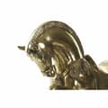 Miniatyrbild 2 av 3: Prydnadsfigur DKD Home Decor 29 x 9 x 25 cm Häst Svart Gyllene