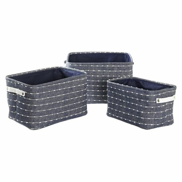 Korg - set DKD Home Decor 38 x 28 x 25 cm Polyester