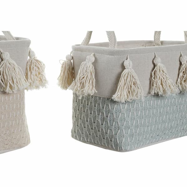 Korg - set DKD Home Decor Polyester Frans (40 x 30 x 30 cm)