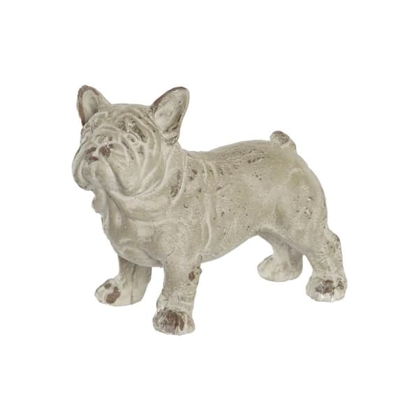 Prydnadsfigur DKD Home Decor Antikbehandlad Grå Harts Hund (19 x 39 x 28,5 cm)