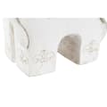 Miniatyrbild 2 av 2: Prydnadsfigur DKD Home Decor Antikbehandlad Elefant Vit Orientalisk Magnesium (42 x 24 x 46 cm)