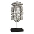 Miniatyrbild 1 av 2: Prydnadsfigur Indier Silvrig Polyresin (17,5 x 36 x 10,5 cm)
