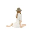 Miniatyrbild 3 av 3: Prydnadsfigur Home ESPRIT Vit Beige Kvinna Medelhavs 9,5 x 7,5 x 13 cm (2 antal)
