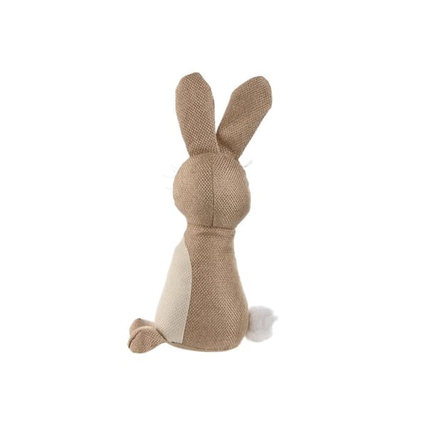Dörrstopp Home ESPRIT Sand 20 x 10 x 35 cm Kanin (2 antal)