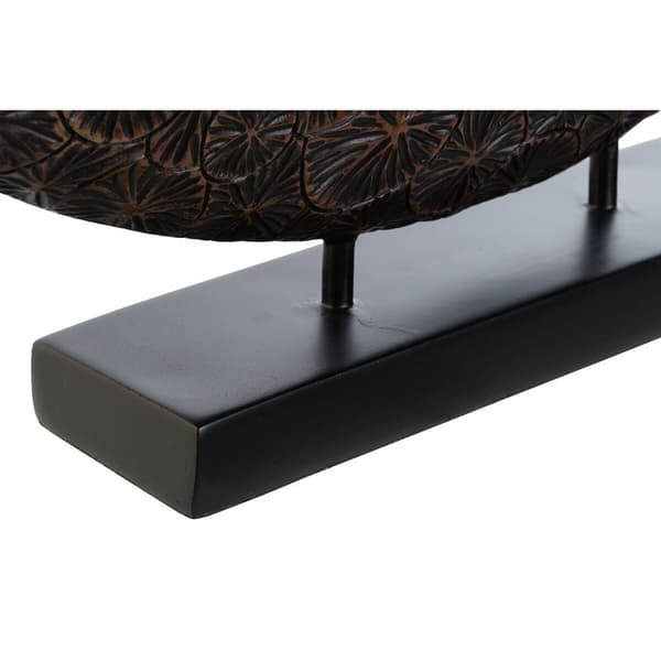 Prydnadsfigur Home ESPRIT Brun Svart Kolonial 66 x 8 x 23 cm