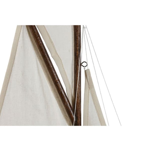 Prydnadsfigur Home ESPRIT Vit Brun Medelhavs 55 x 8 x 70 cm (3 Delar)