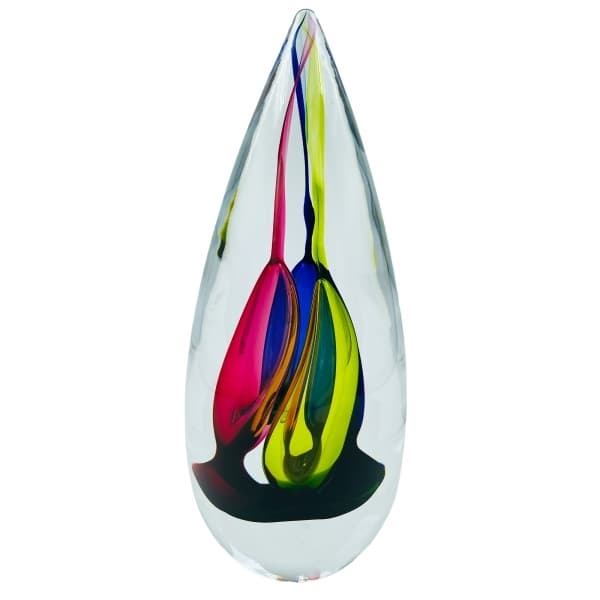Tricolor Fire, Small - Studio Glashyttan Åhus