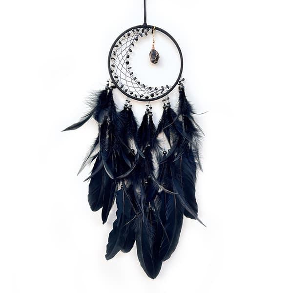 INF Crystal Moonstone Dream Catcher Musta