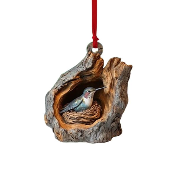 INF Akryl Hummingbird Ornament - Farverig hængende dekoration